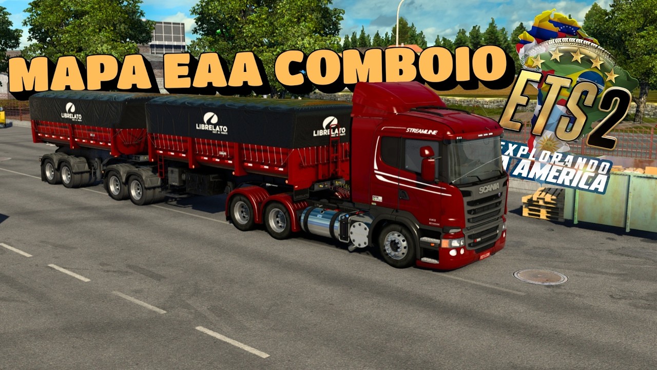 ETS2/ RODANDO PELAS ESTRADAS DO MAPA EAA NA 1.58 MULTIPLAYER SCANIA+BASCULANTE