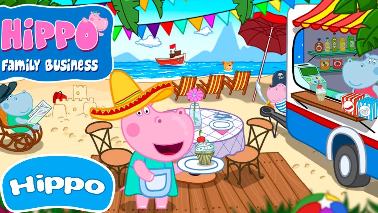Hippo 🌼 Enigma no vídeo 🌼 Cozinhando 🌼 Praia do bebê Cafe 🌼 Revisão do Jogo