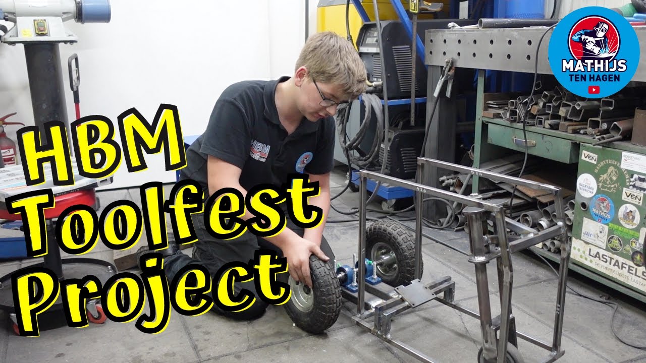 Voorvork en achterwielophanging maken. HBM Toolfest