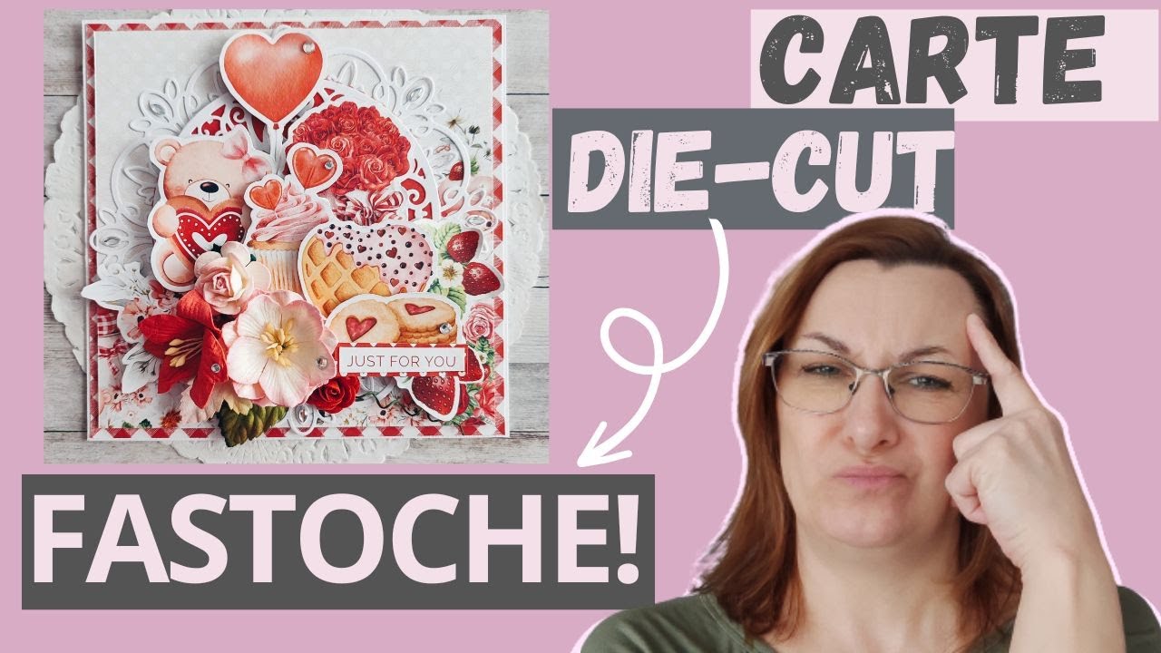 Carte die-cut comment bien les placer #cartediecut #cartefacile #scrapbooking