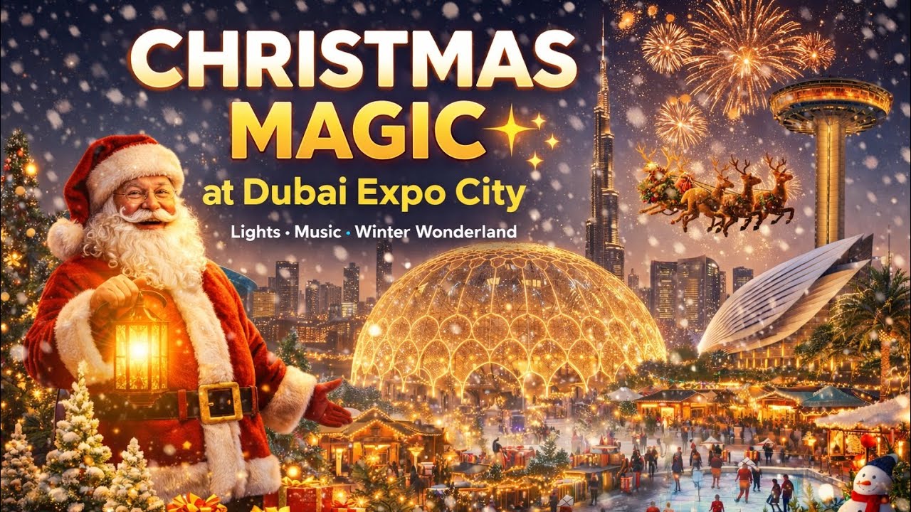 Dubai Expo City Christmas 🎄 | Winter Wonderland
