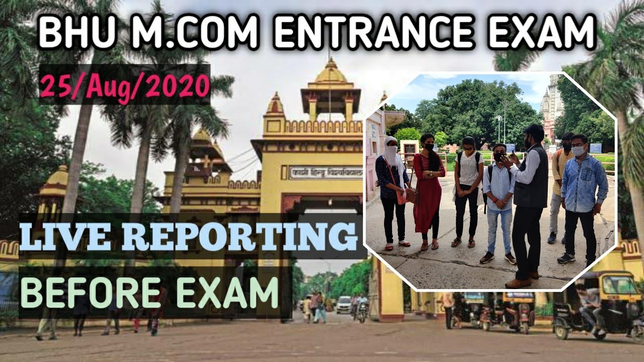 BHU M.com Entrance || LIVE REPORTING|| By: Prabhu Sir || Commerce Nation ||