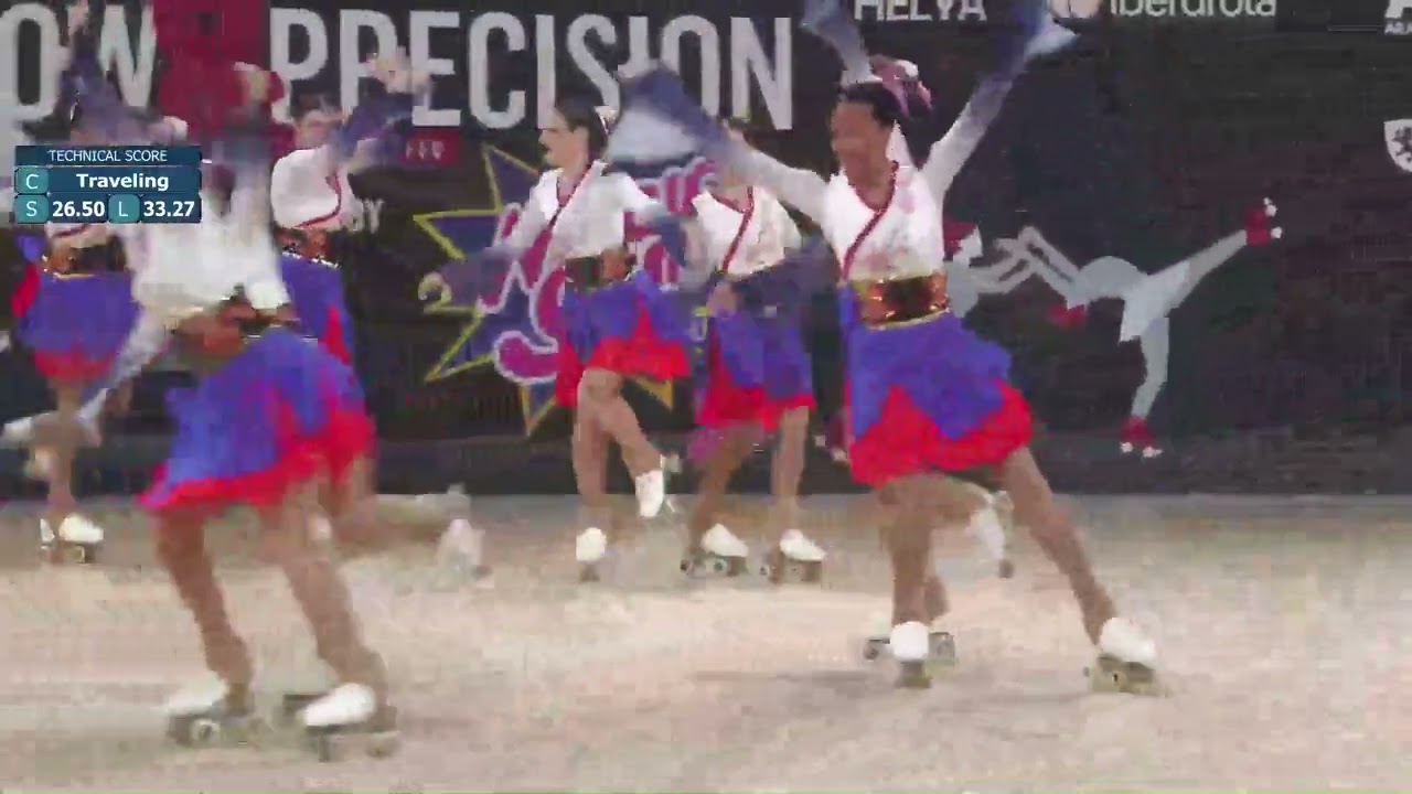 Precision Skate Bologna - Heart of The Dragon - European Championships Synchronized Skating Zaragoza