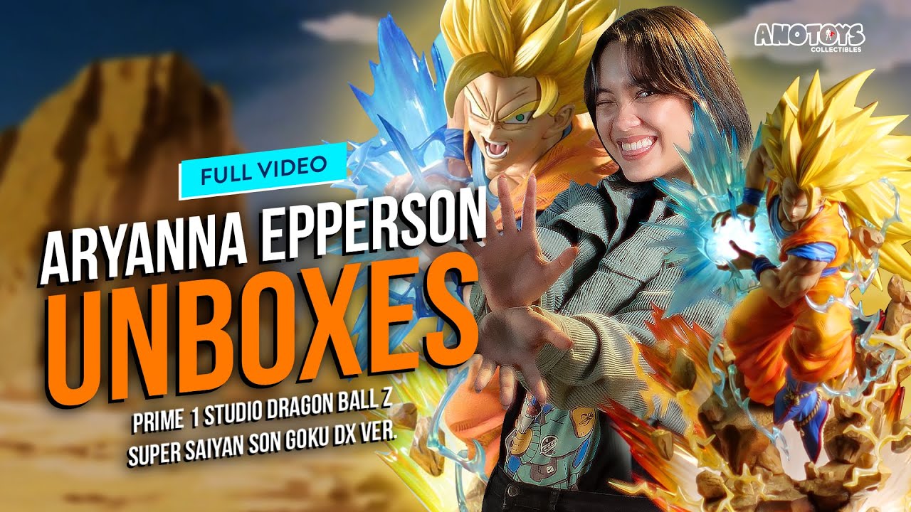 Aryanna Epperson unboxes Prime 1 Studio Dragon Ball Z Super Saiyan Son Goku DX Version!
