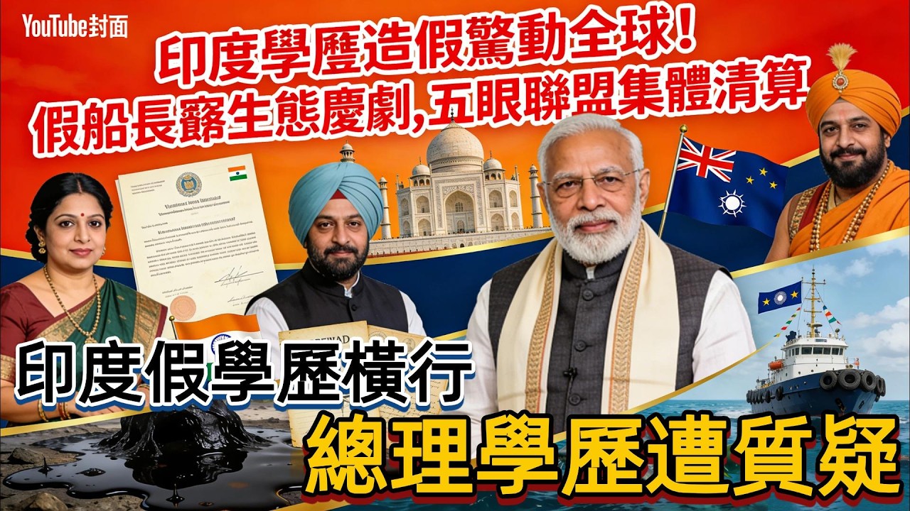 印度學歷造假驚動全球！假船長釀生態慘劇，五眼聯盟集體清算