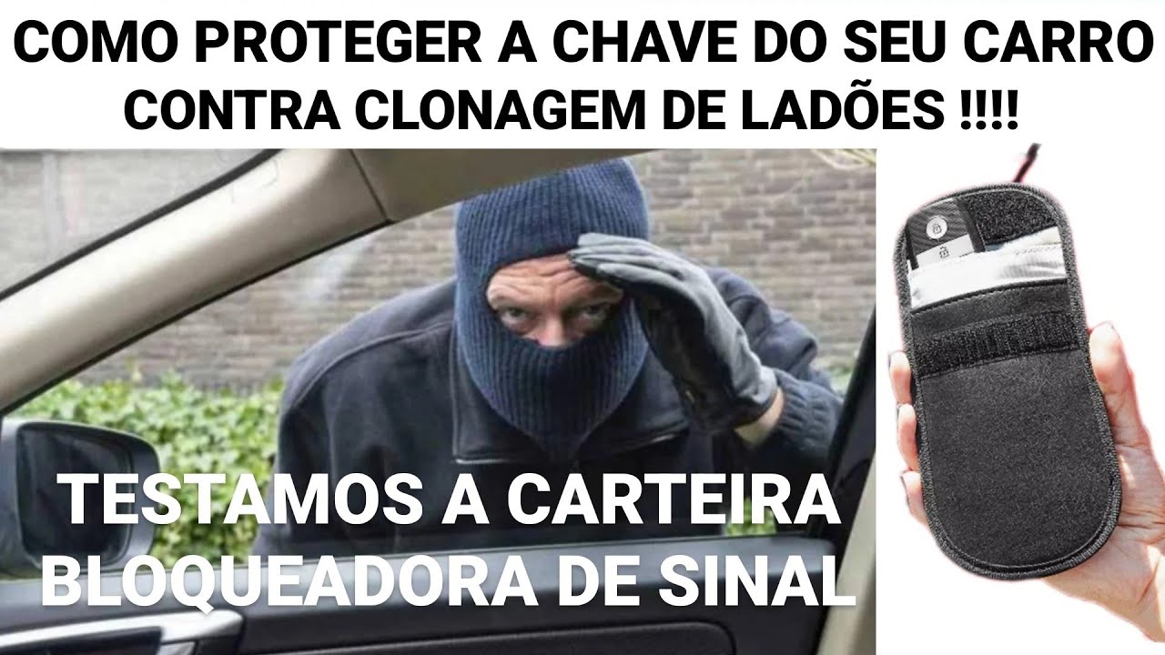 Como proteger sua chave codificada contra clonagem ! Bloqueador de sinal de chave presencial start