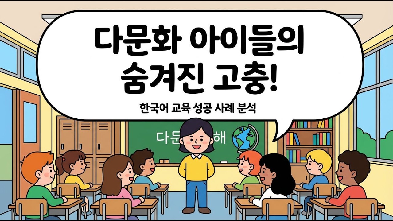 다문화 학생들에게 필요한 한국어 교육의 힘, 한국어 교육으로 아이들의 미래를 밝히는 방법