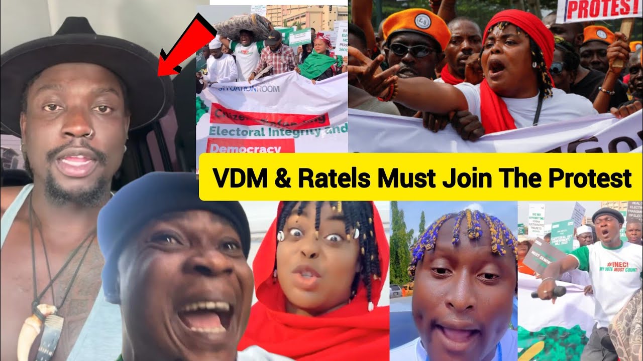 Столкновения между нигерийцами и представителями партии VDM Ratels из-за протестов против избират...