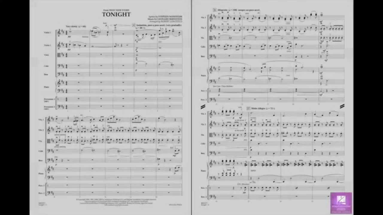 Tonight (from West Side Story) by Bernstein/arr. Longfield