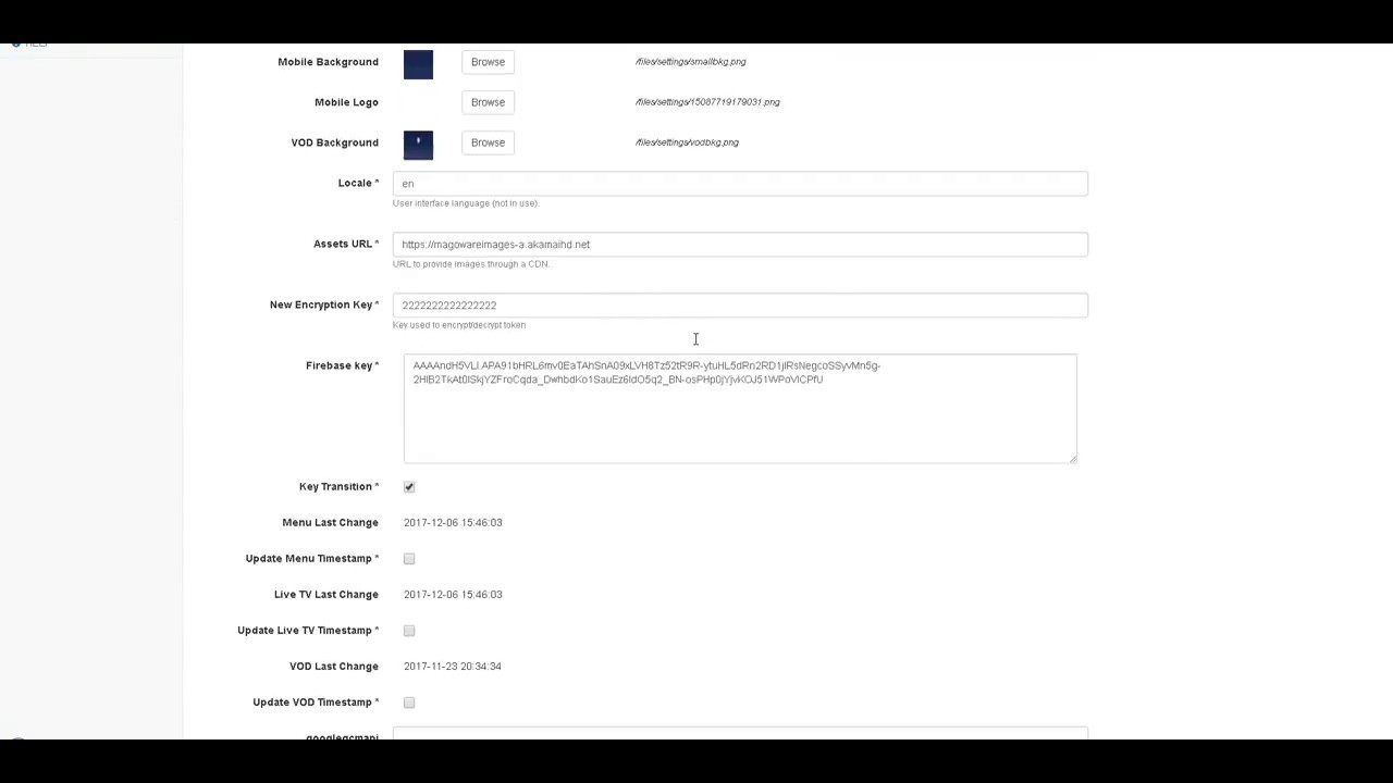How to Update Main Menu Timestamp - Magoware Backoffice