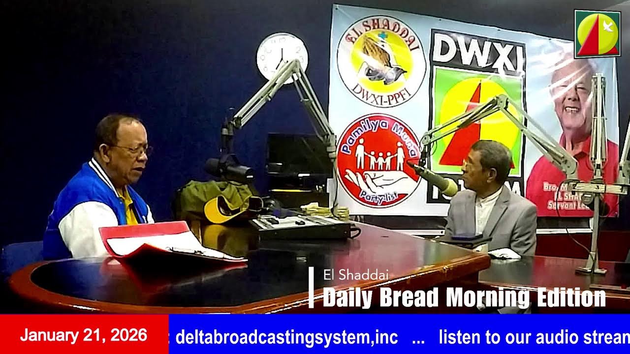 DWXI 1314 AM Live Streaming I Wednesday (January 21, 2026) #dailybreadmorningedition