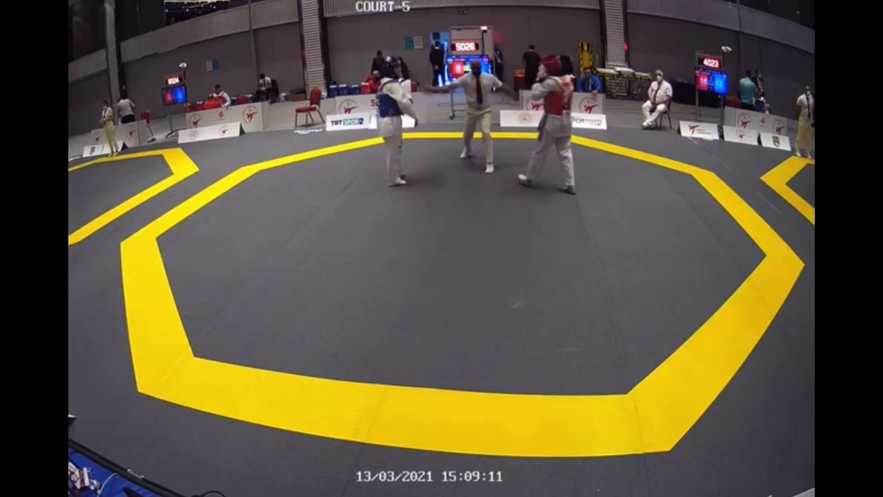 Думина Мария, 4 бой, Turkish Open 2021, Taekwondo, JF, -68 kg