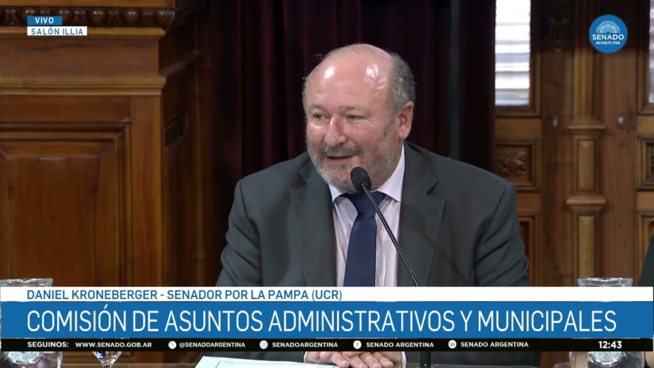 SENADOR DANIEL KRONERBERGER - COMISIÓN DE AS. ADMINISTRATIVOS 19-03-26
