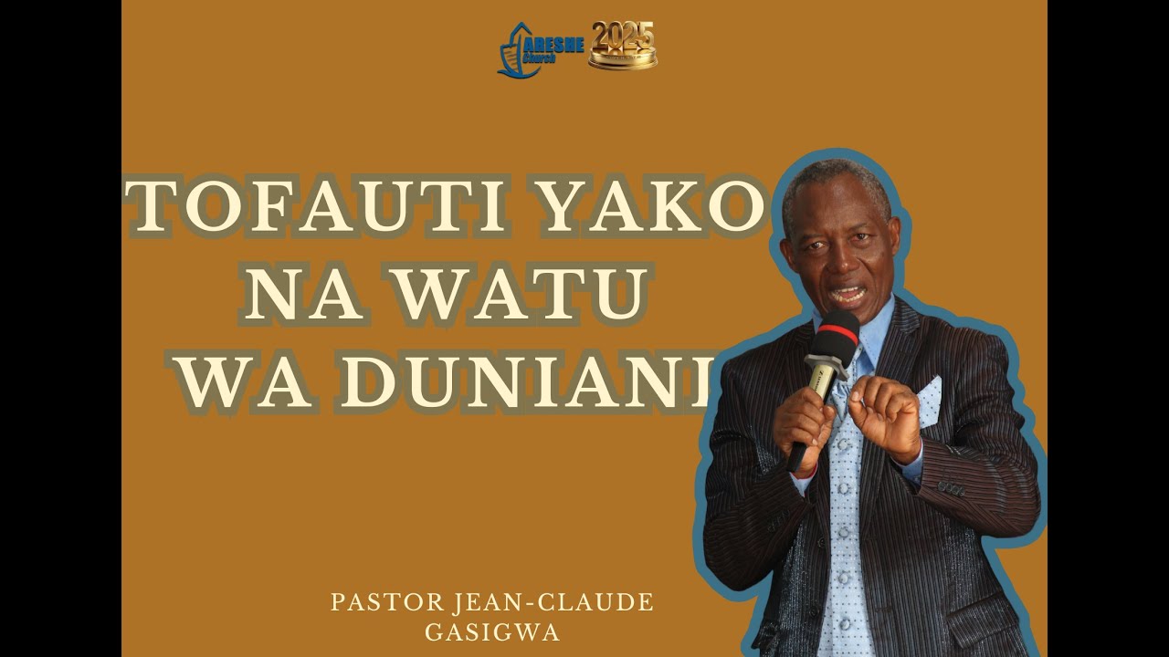Je! UMO MIONGONI MWA WANAO MTUMIKIA CHRISTO? - Pastor Jean-Claude GASIGWA