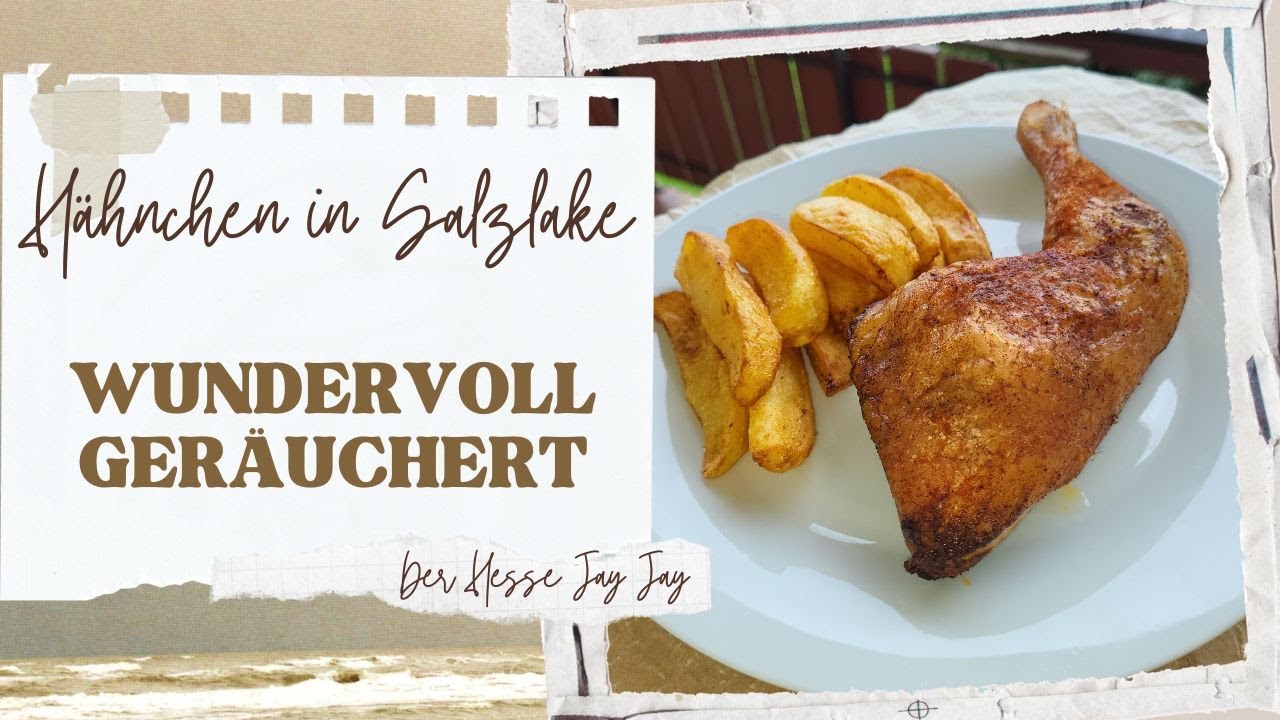 Geräucherte Hähnchen eingelegt in Salzlake        Nr. 110