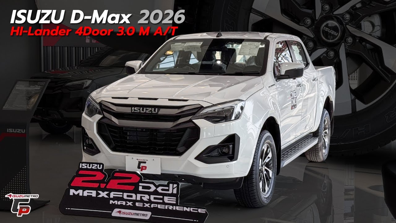 Hi-Lander 4 DOOR 3.0 Ddi M เกียร์ออโต้ 6 Speed ราคารถ 1,184,000 สีขาวมุกเพิ่มเงิน 7,000 บาท