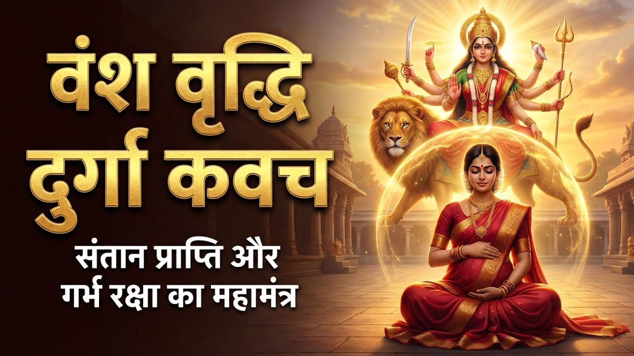 संतान प्राप्ति और गर्भ रक्षा का महामंत्र | Vansh Vriddhikaram Durga Kavacham With Lyrics
