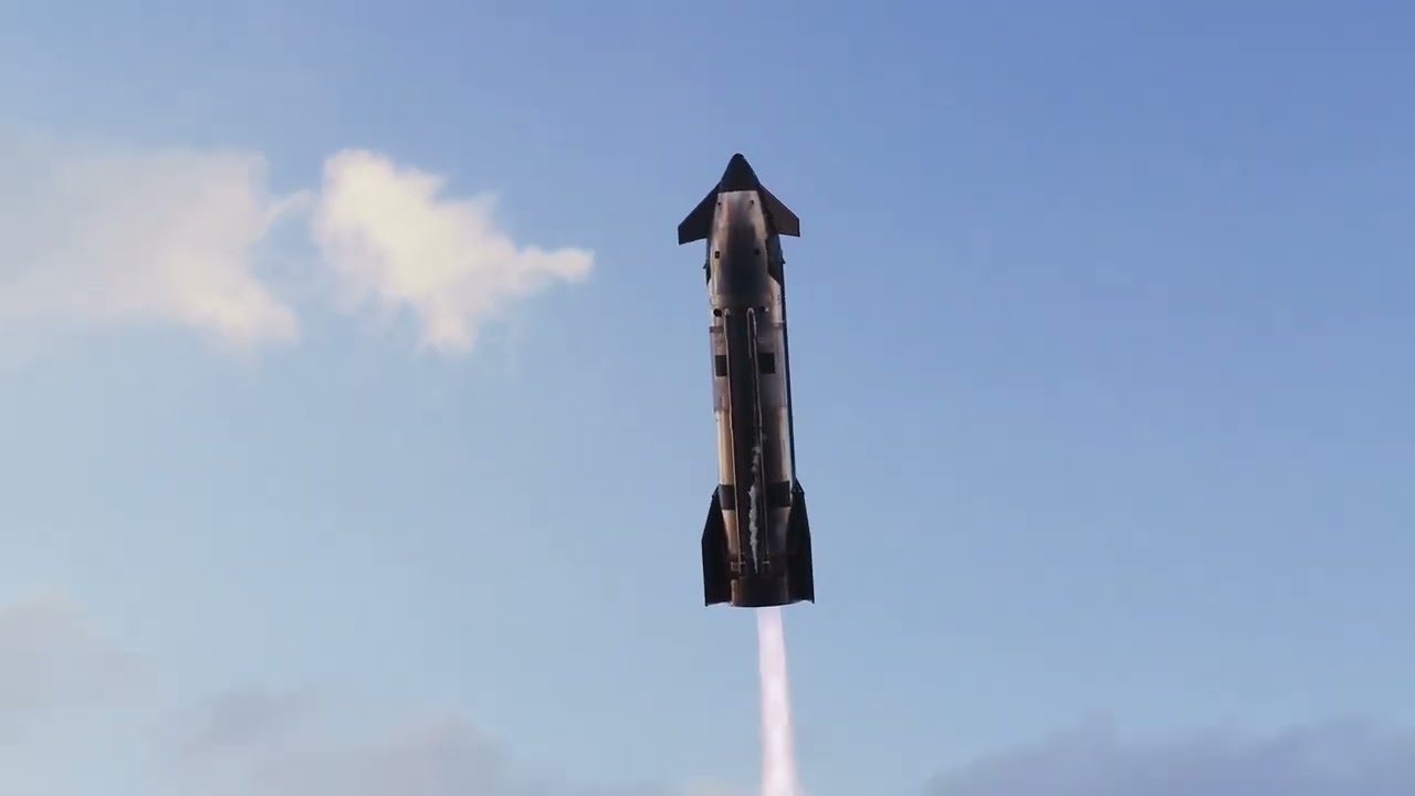 Spacex Released amazing video of ship 39 landing in indian ocean @SpaceX