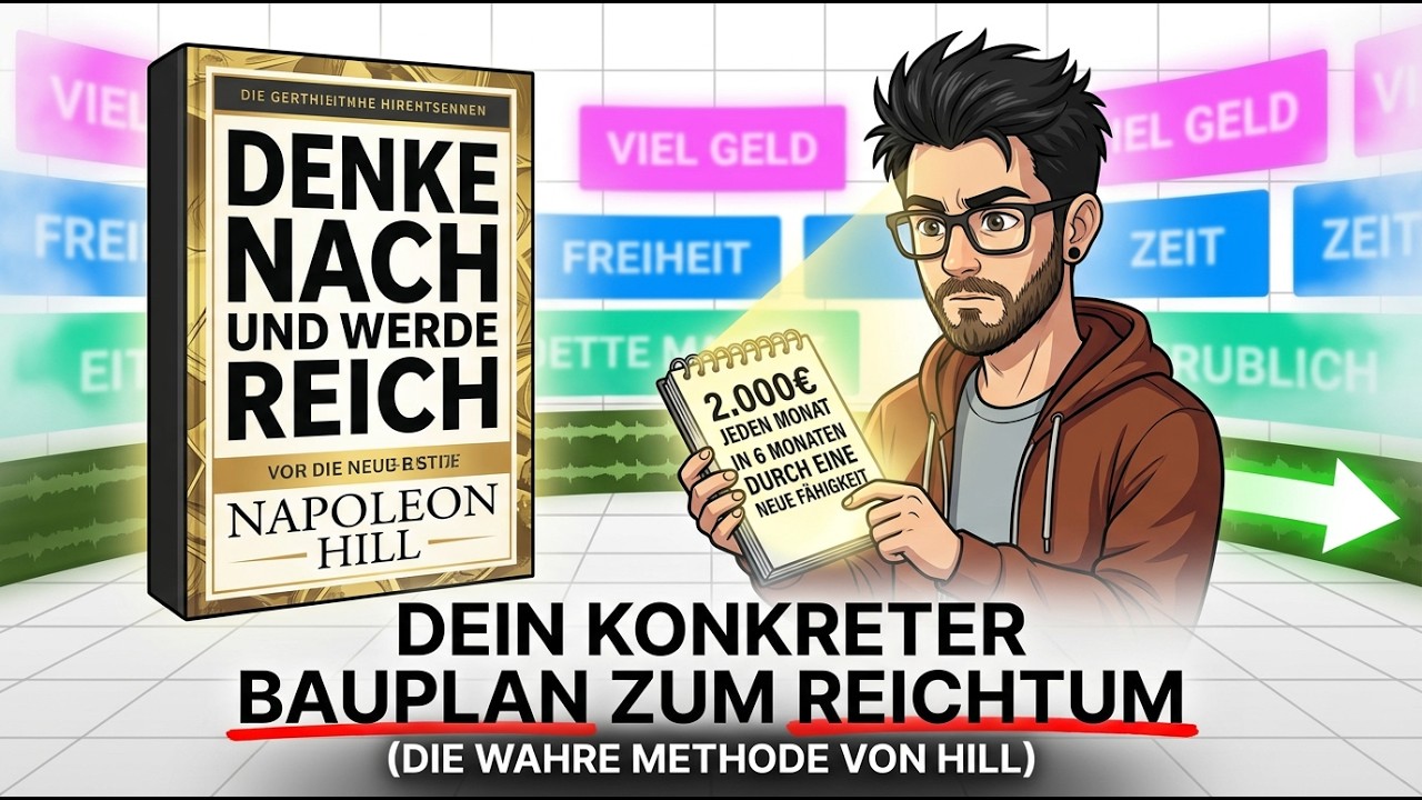 Die 13 Schritte zu Wohlstand, die dir niemand beibringt (Think and Grow Rich)