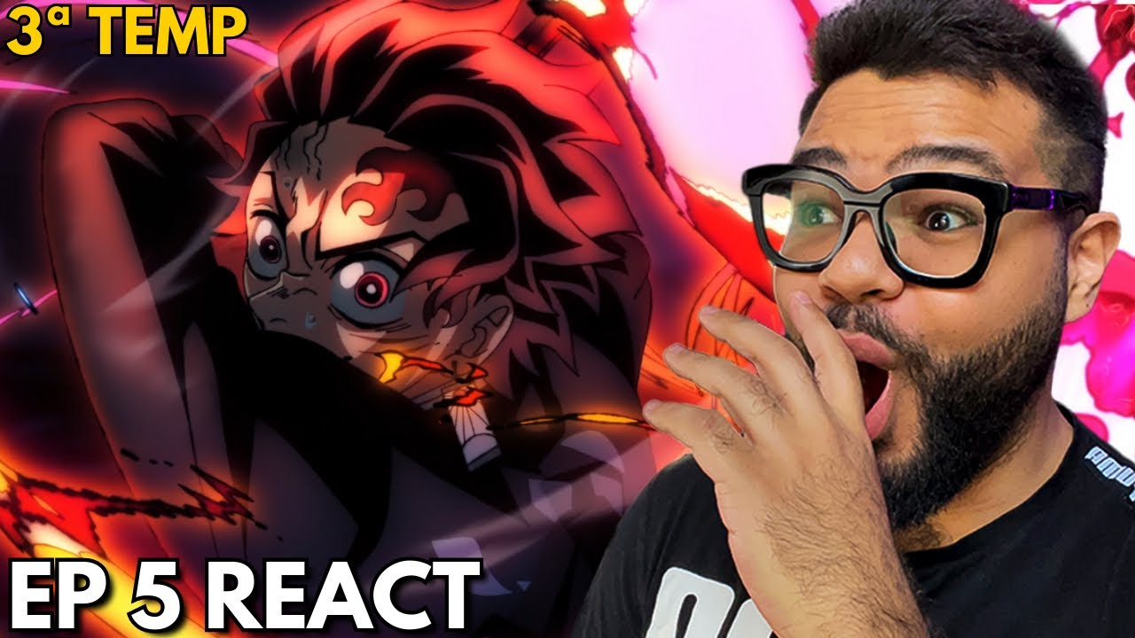 TANJIRO SOLOU LUA SUPERIOR?! 🔥 DEMON SLAYER Temporada 3 Episódio 5 REACT | Arco Vila dos Ferreiros