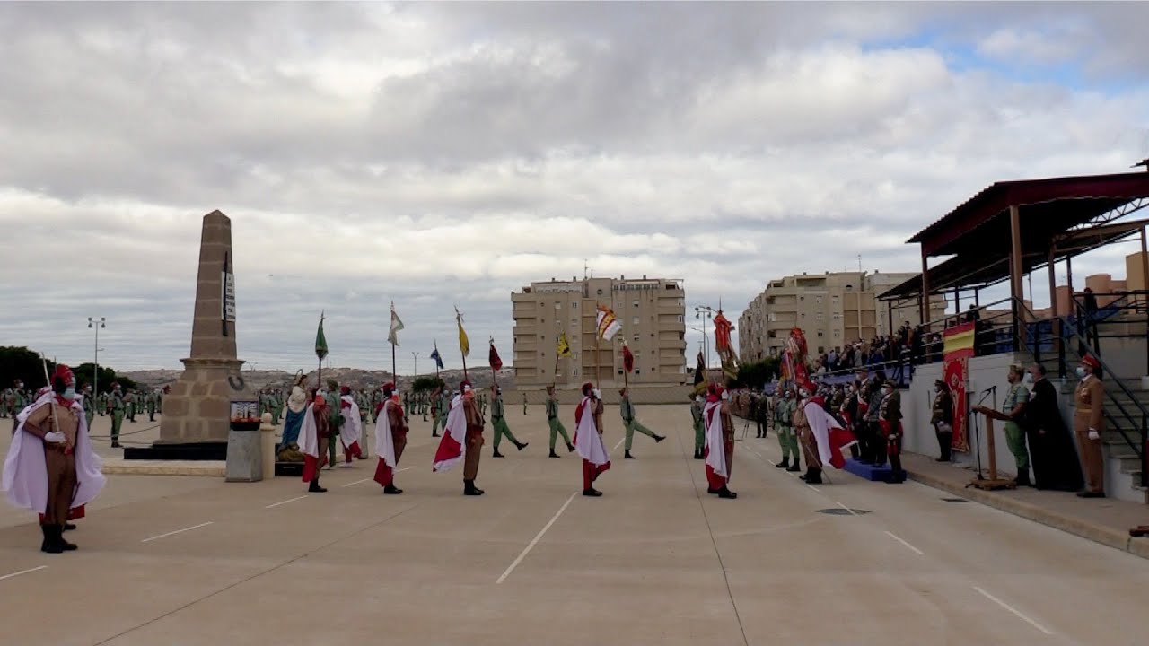 Legionarios y Regulares de Melilla entonan ‘El novio de la muerte’ por la Inmaculada