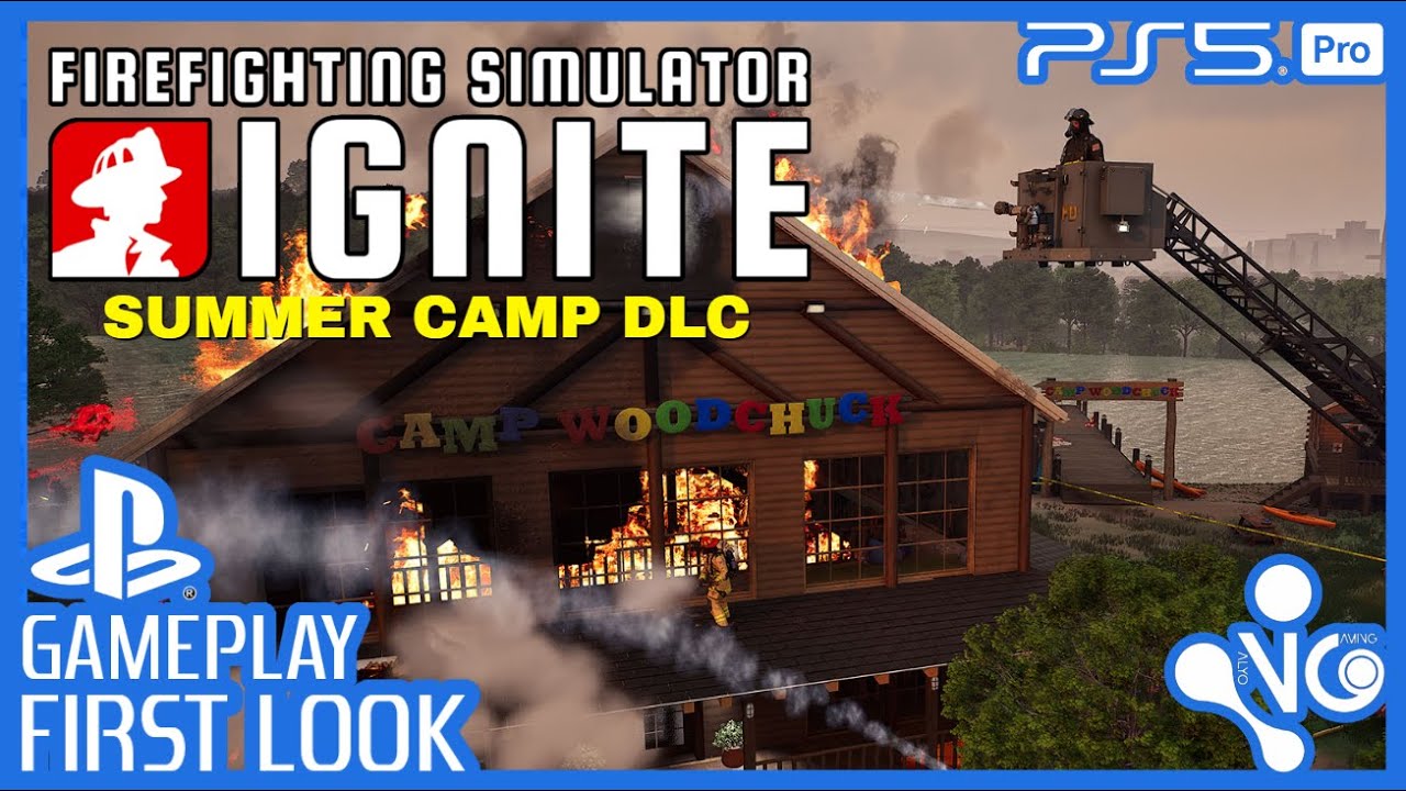 Игровой процесс SUMMER CAMP DLC для PS5 — Симулятор пожаротушения IGNITE