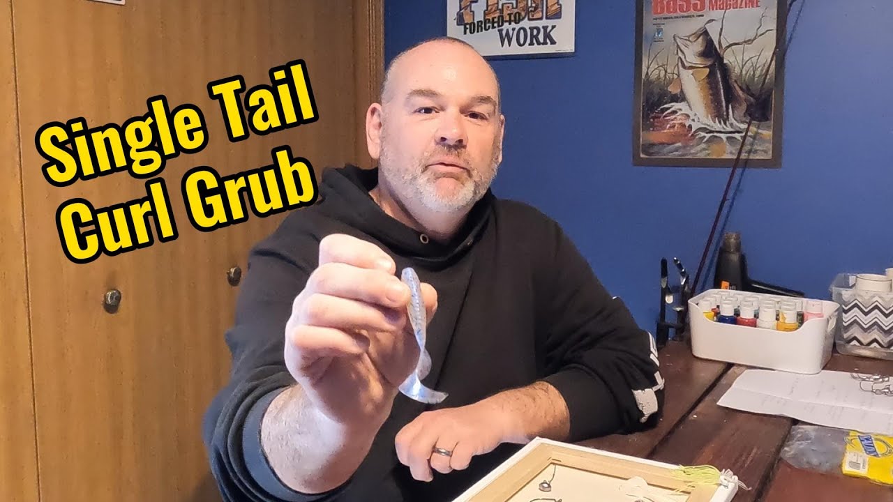 Single Tail Curl Grub | Spring Bass Fishing