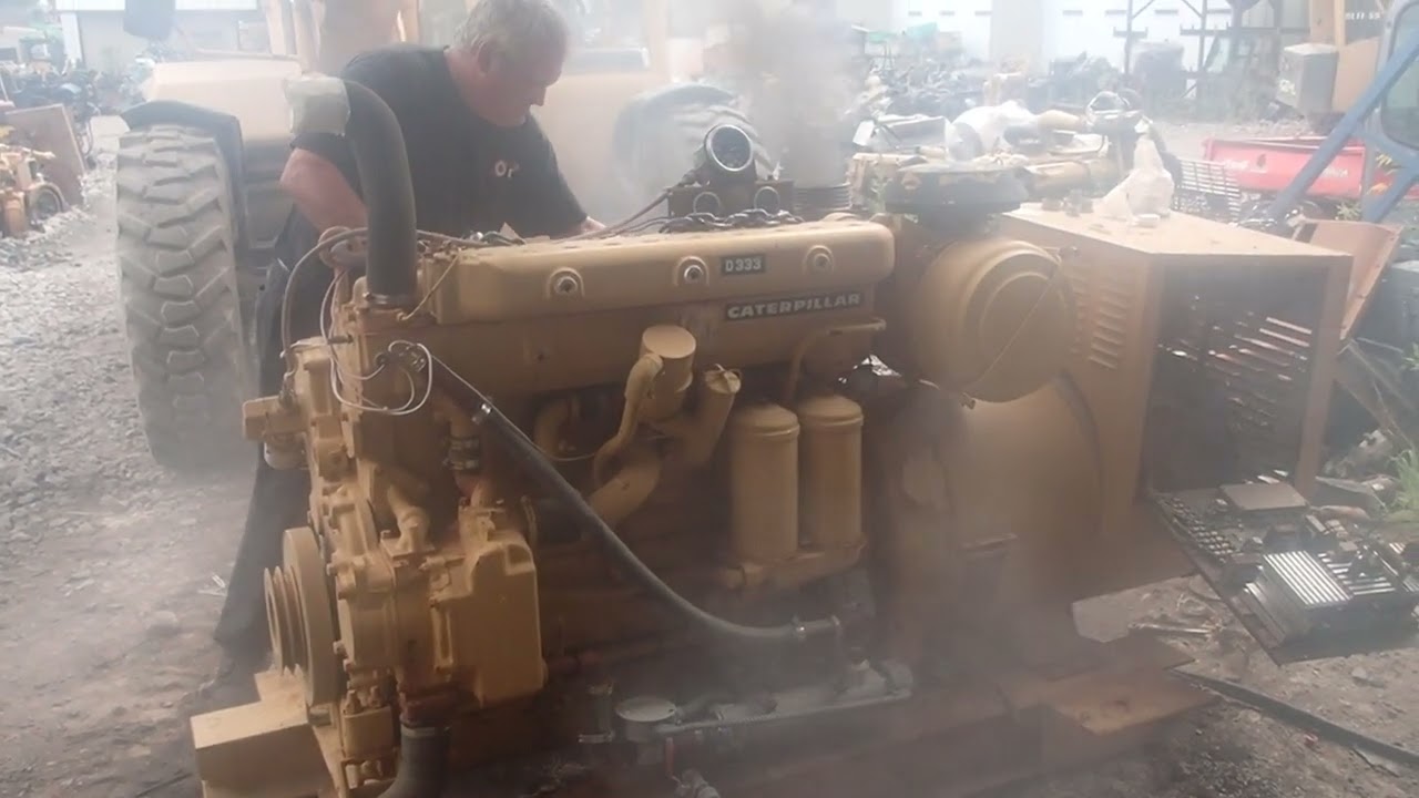 EARLY CAT D333 ENGINE PUMP STUCK WIDE OPEN