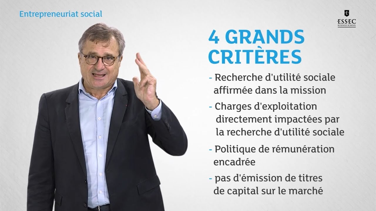 L'entrepreneuriat social - Cours Belles Histoires
