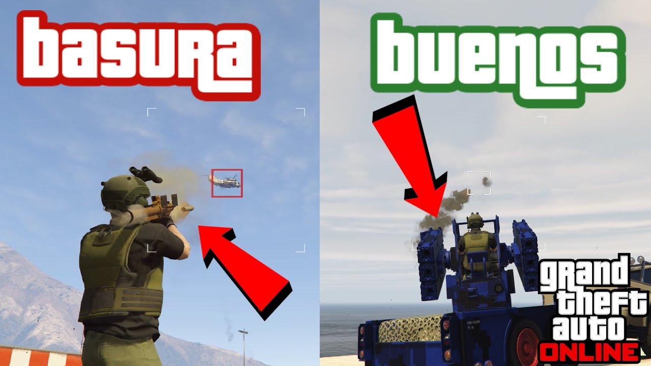 Cu&aacute;les son LOS MEJORES MISILES GUIADOS del GTA Online?