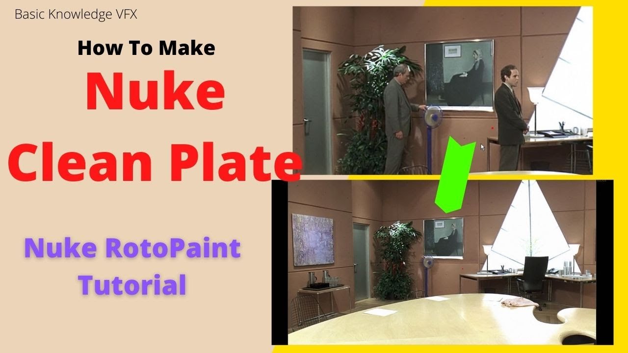 Important Clean Plate Tutorial In Nuke | How To Make Clean Plate | Hindi