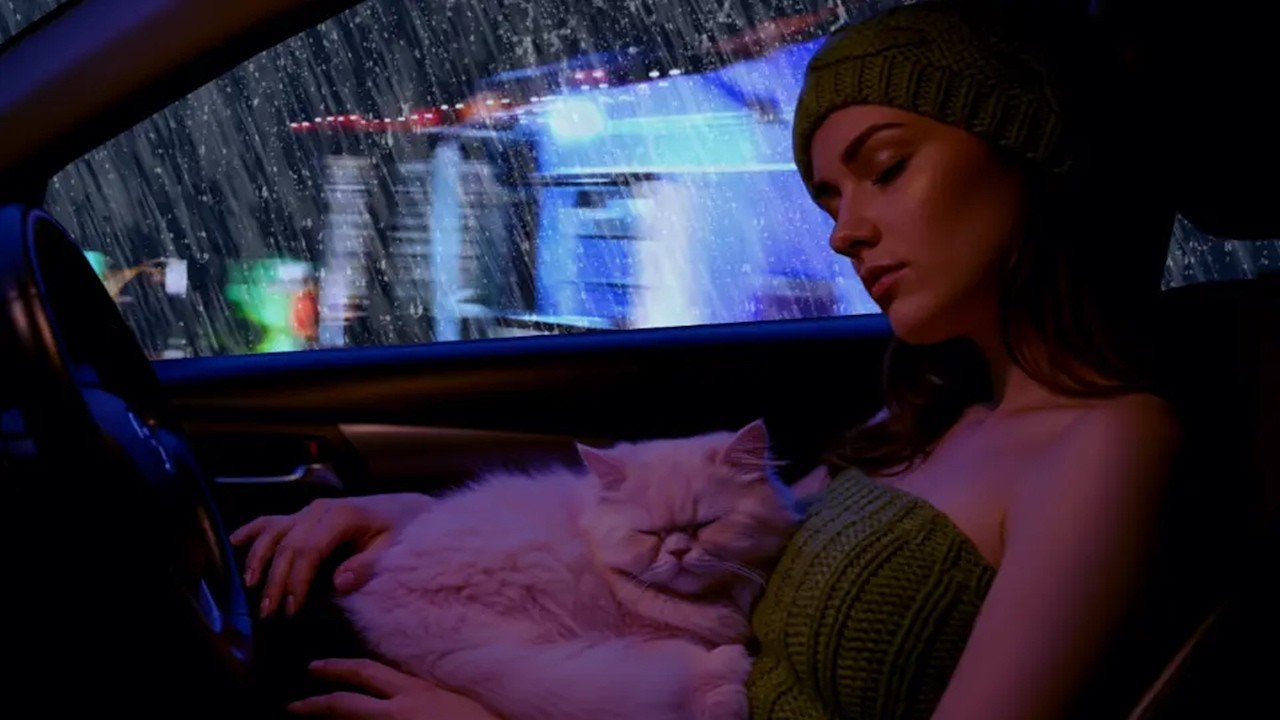 Relaxing Rain Car Drive at Night 🚗🌧️ Calm Rain Ambience for Sleep, Study and Focus