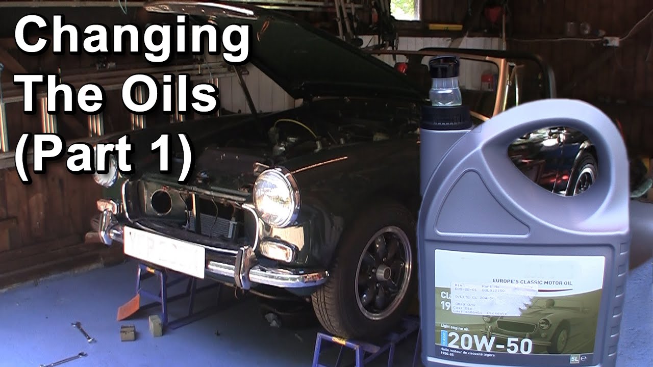 Changing the MG Midget’s oils - plus I get a long over-due haircut