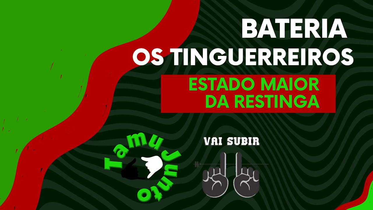 Estado Maior da Restinga 2024 - Bateria Os Tinguerreiros na pista
