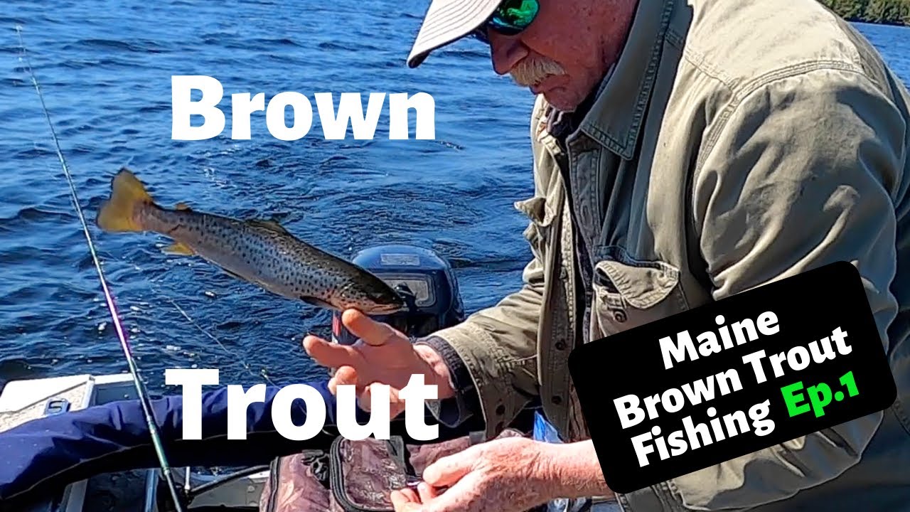 Trolling for Browns with spoons | Maine Brown Trout S2 Ep. 1