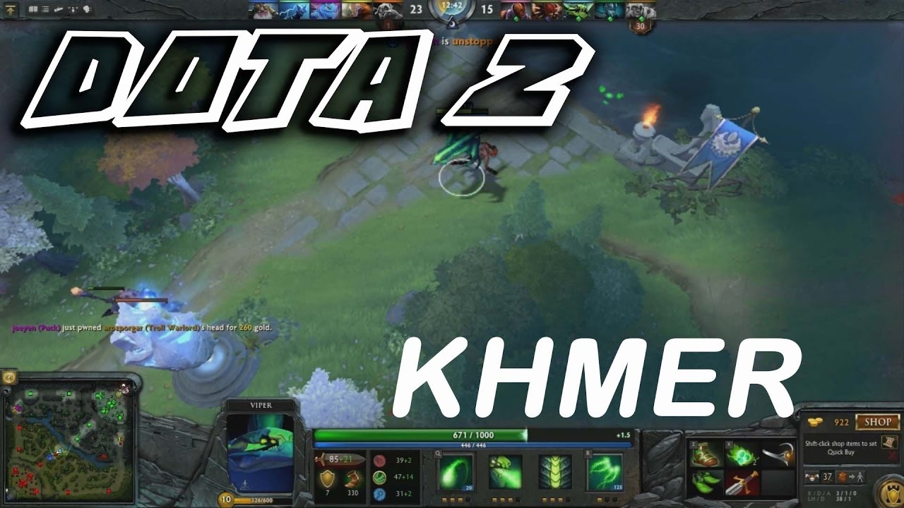 Dota 2 khmer gamer noob (SalydethTV)