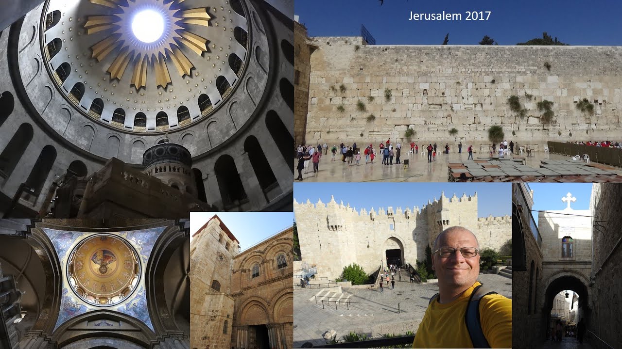 Jerusalem, capital of Israel : The Western Wall and Church of the Holy Sepulcher