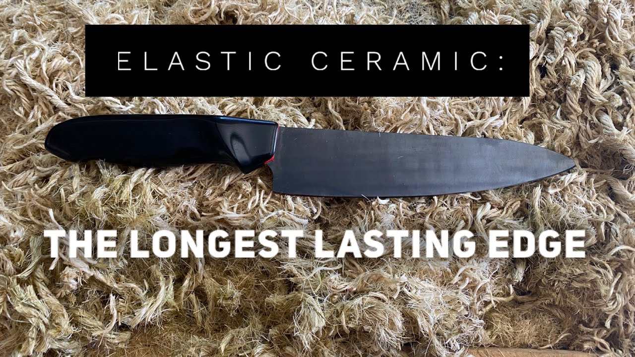 The Longest Lasting Edge.  By Far . H.I.C Elastic Ceramic Kitchen Knife