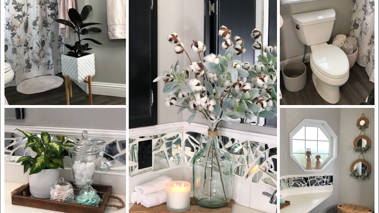 DECORACION DEL BAÑO  2020 / MASTER BATHROOM DECORATING  IDEAS /FARMHOSE DECOR