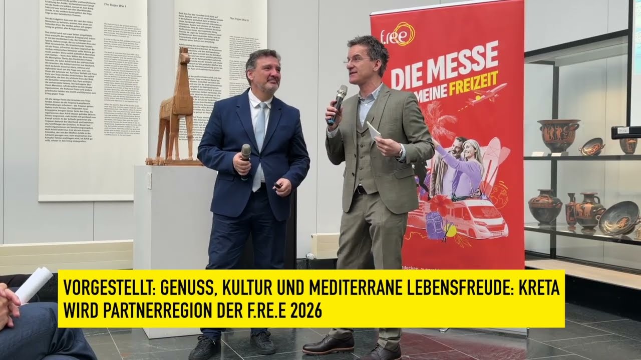 vorgestellt: Genuss, Kultur und mediterrane Lebensfreude: Kreta wird Partnerregion der f.re.e 2026