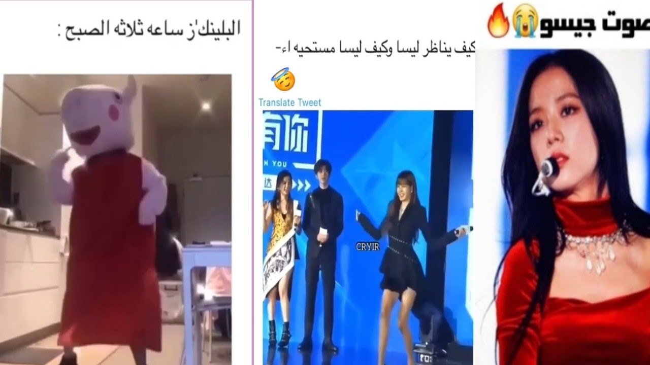 جوله انستغراميه بلاك بينك😂❤️/خجل ليسا 🥺🔥/ جيني ولا  للغه اليابانيه😂💔/ خوف جيسو 😂😂..