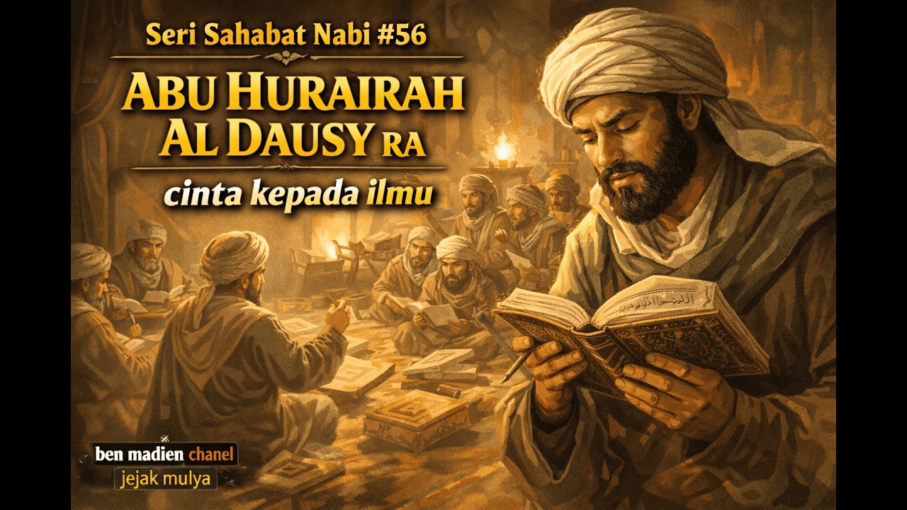 Seri sahabat nabi #56 Abu Hurairah Al Dausy ra : Cinta Kepada Ilmu