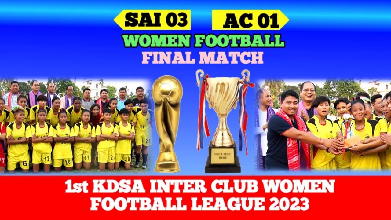 SAI, Kokrajhar VS Avalanche Club, Patgaon || 1st Inter Club Women Football League 2023 || KDSA
