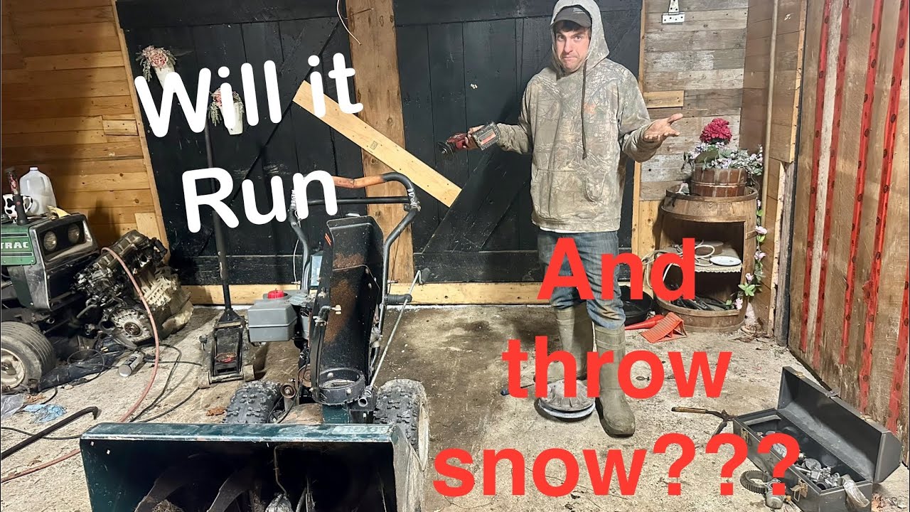 Will this free snowblower run and throw snow again?
