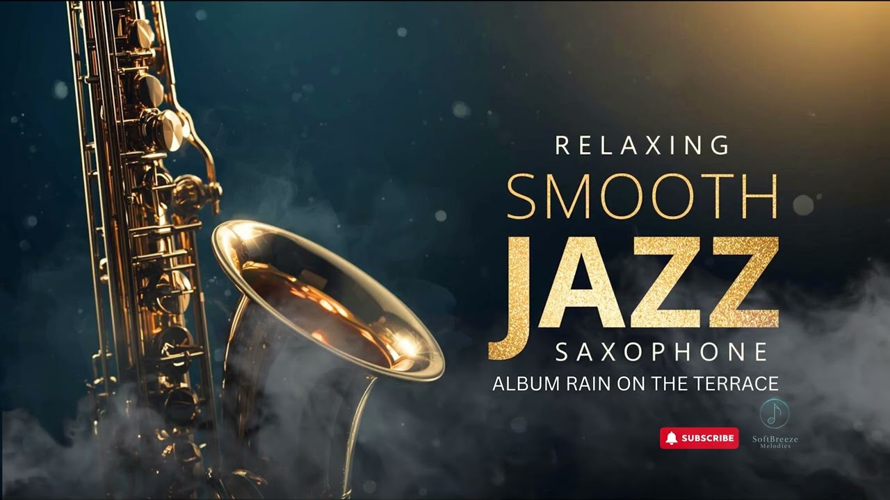 Rainy Night Smooth Jazz 🌙 3 Hour Saxophone Sleep Music for Calm Relaxation & Stress Relief