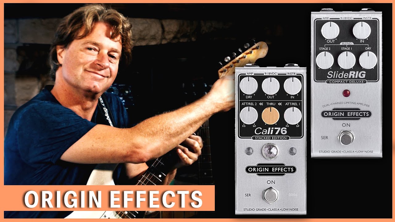 Origin Effects Compressors - Cali76 Stacked Edition & Sliderig Compact Deluxe