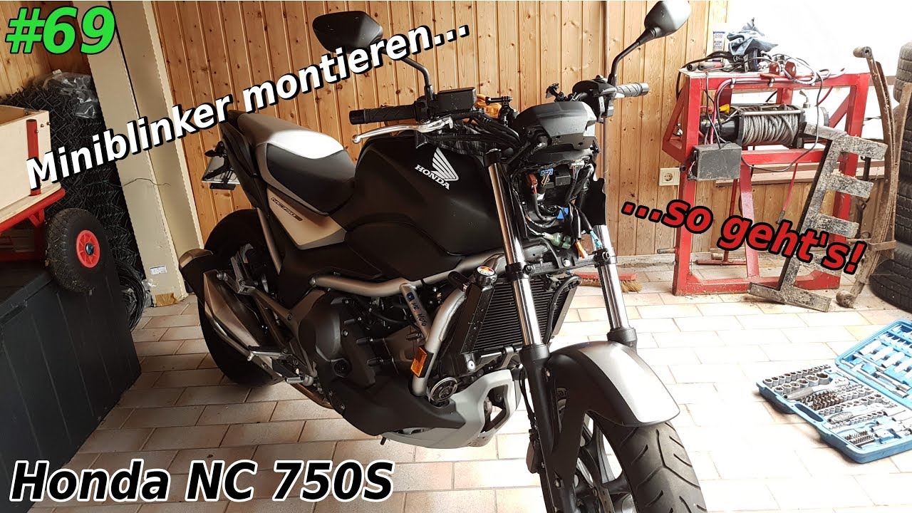 Werkstatt | Vordere Miniblinker montieren | Teil 1 | Honda NC 750S | Mr. Moto