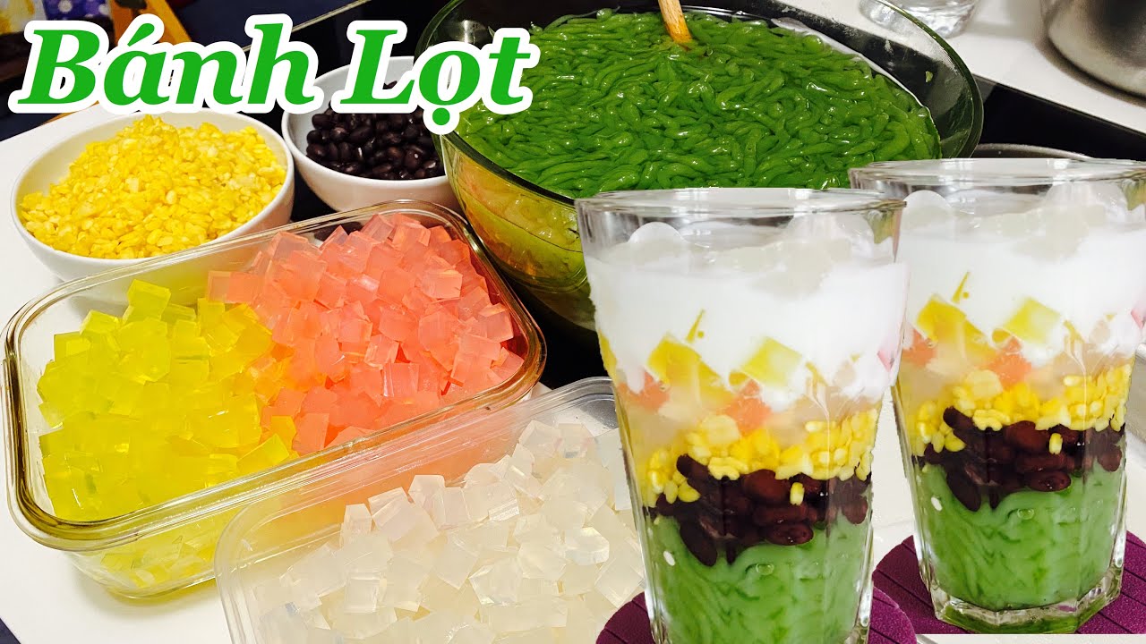 Cách làm Bánh Lọt bằng bột củ năng- Sương Sa