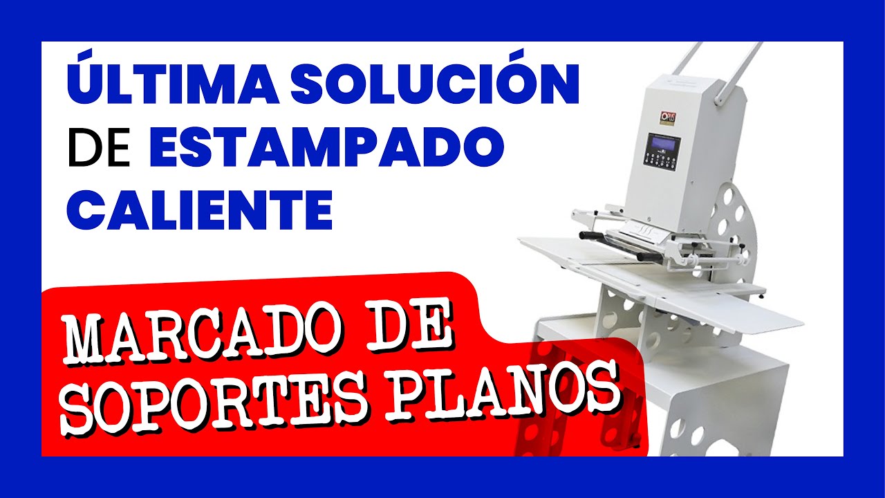 ♨️ Termoimpresora manual profesional OPUS MASTERPRESS 02