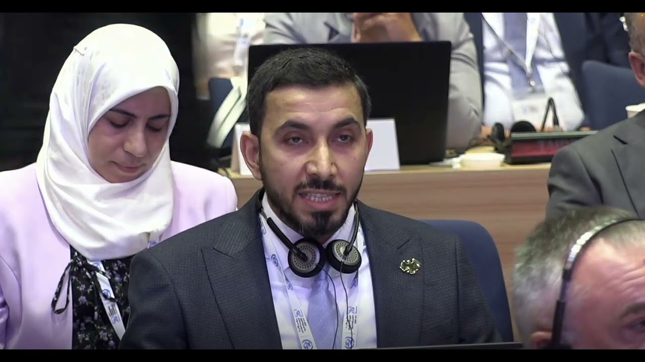 Director General of the Syrian Post, Emad Alden Hamad, regarding Palestine upu Congress in Dubai.